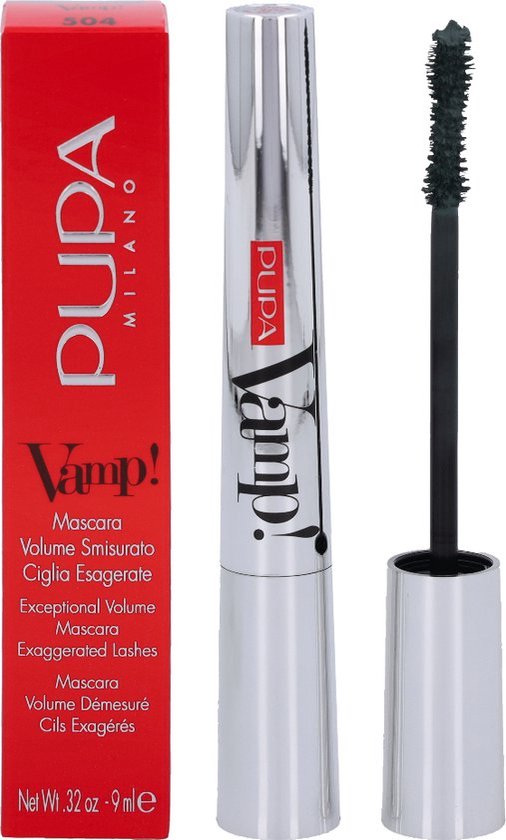 Mascara Pupa Milano Vamp! 504 Vert Militaire - 9ml - Neuf Sous Blister - Teinte Intense Et Originale
