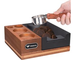 Espresso Tamping Station en Knock Box - Perfect voor Koffieliefhebbers - Organiseer jouw Espresso Accessoires