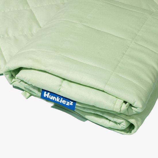 Verzwaringsdeken 2,3KG - Katoen - Mintgroen - 100x150cm - Weighted Blanket - Zware Deken - Verzwaarde Deken - Verzwaringsknuffel - 2,5 - 2