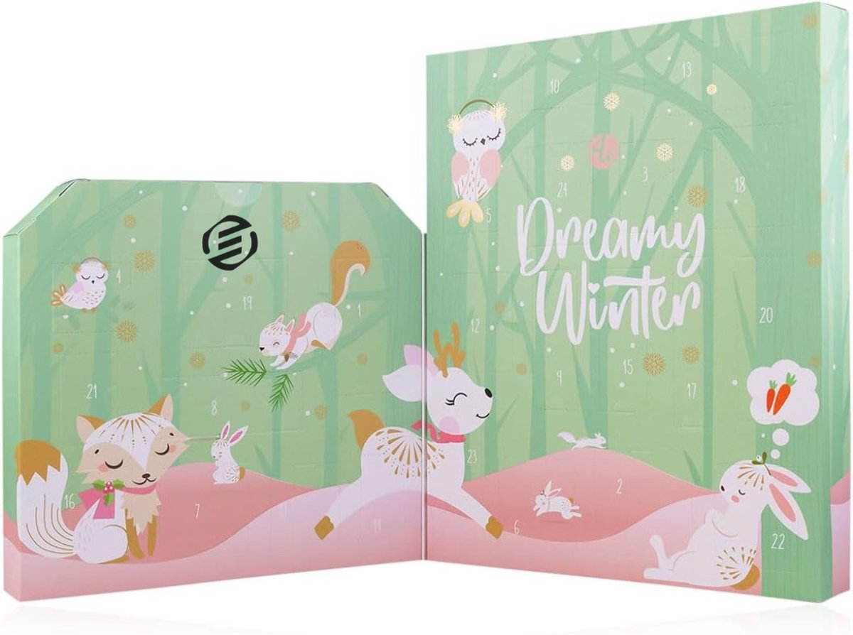 Goedkoopste Equivera adventskalender - Verzorgingsadventskalender 2024 voor Meisjes – 24 Verzorgingsproducten – Beauty Adventskalender met Bodylotion – Badbruisballen – Douchegel – Shampoo – Handcrème en Meer – Kerstkalender