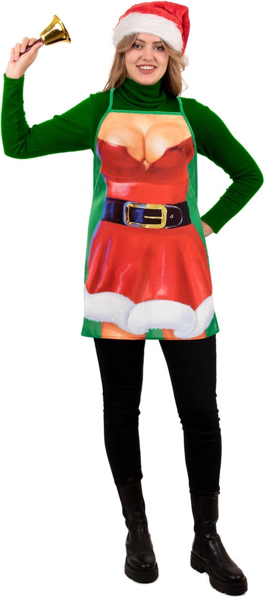 Keukenschort Xmas Santa vrouw