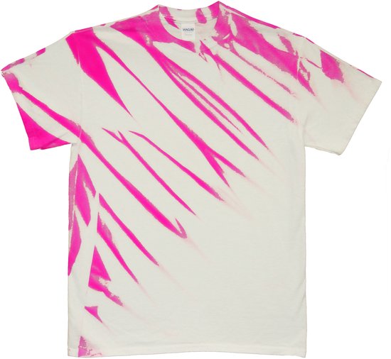 TCH Tie Dye T-shirt Eclipse Neon Pink/White XL