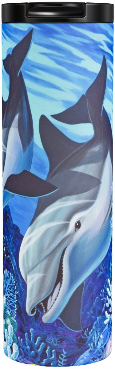 Dolfijnen Treasures Of The Sea - Dolphins - Thermosbeker 500