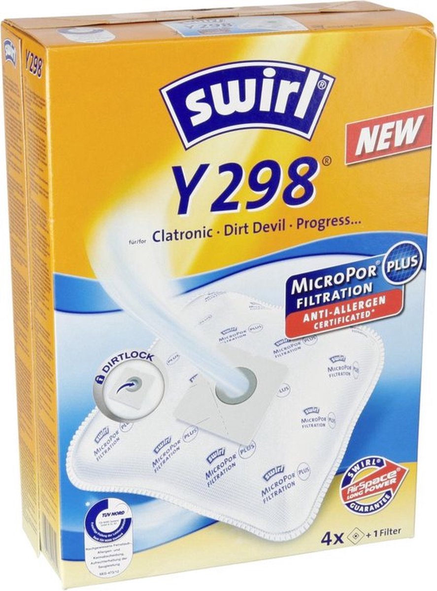Swirl Y 298 MicroPor stofzuigerzak