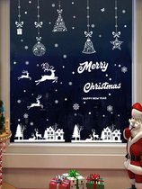 Kerst raamstickers glow in the dark