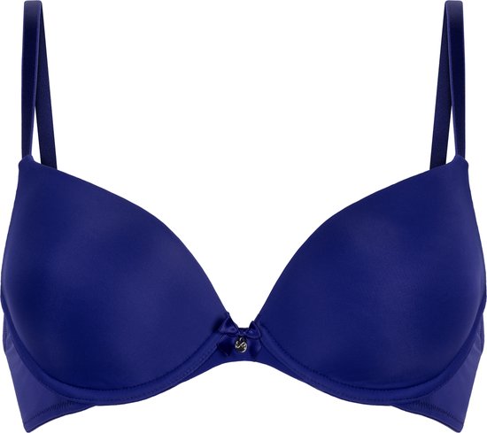 Hunkemöller Dames Lingerie Voorgevormde beugel bh Plunge - Blauw - maat C80