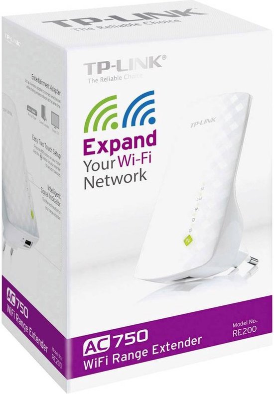 TP-Link RE200 Répéteur réseau Blanc 10, 100 Mbit/s