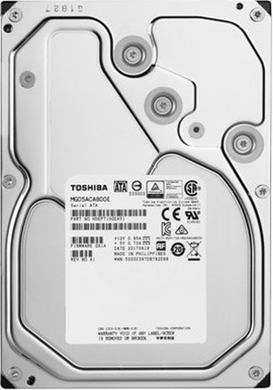 Toshiba MG09 interne harde schijf 18 TB 7200 RPM 512 MB 3.5