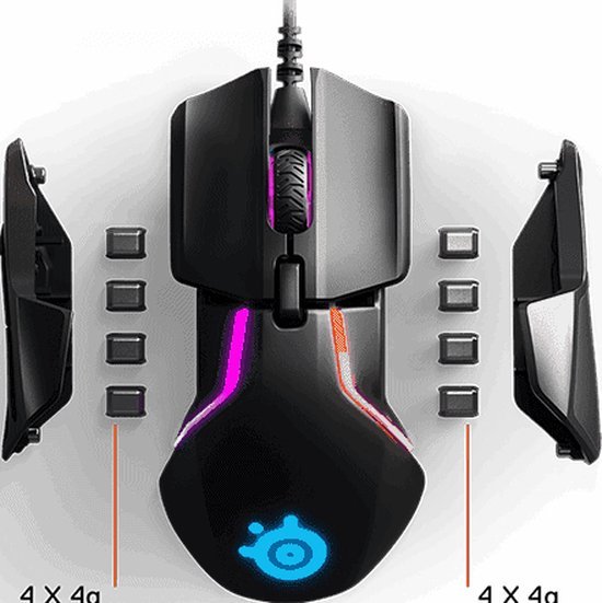 SteelSeries Rival 600 - Optische Gaming Muis - 12000 CPI - Zwart