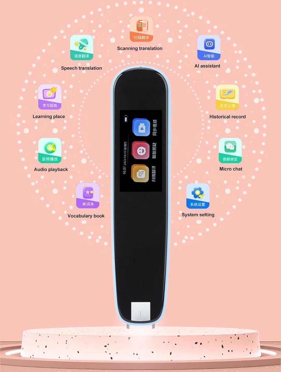 Penscanner Digitale Markeerpen met LCD Touchscreen - afbeelding 2