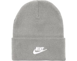 foto van Nike nike peak futura beanie,dk gre in de kleur grijs.