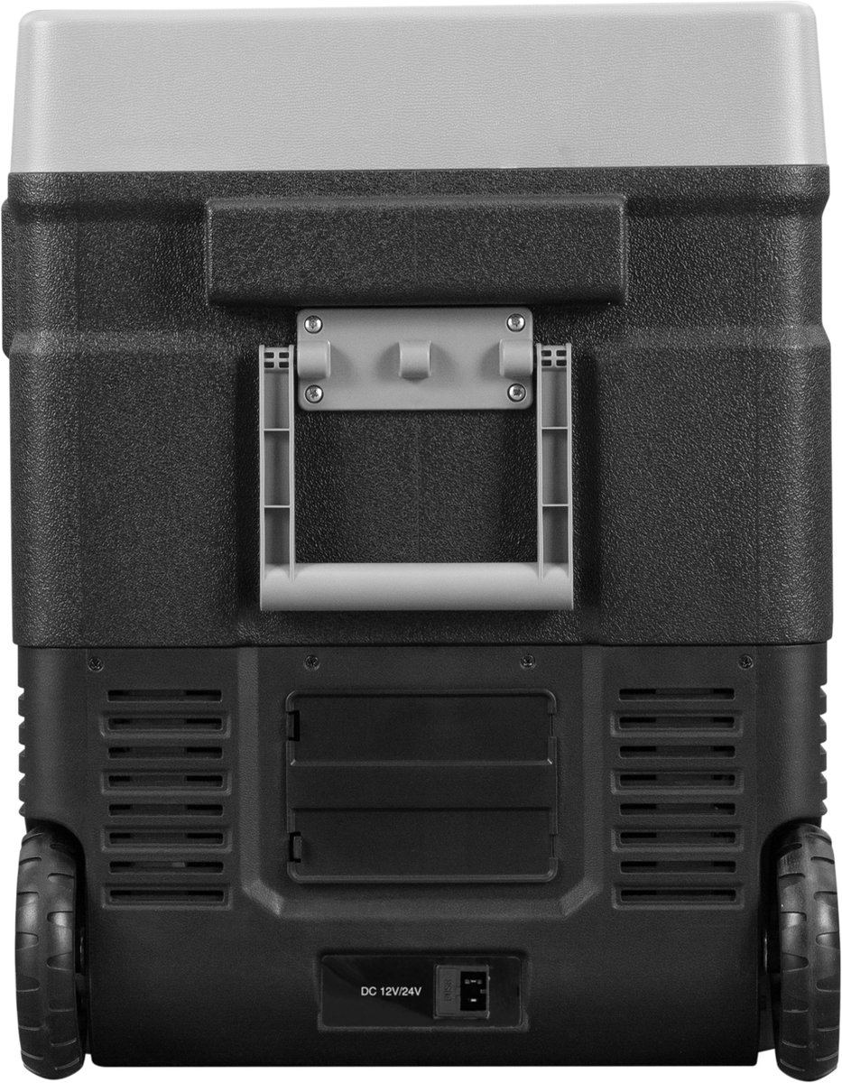 Steamy-E Dual Zone Roller Elektrische Compressor Koelbox Op Wielen - Dual Zone - 49 liter - 12V en 230V - voor auto en camping - Zwart – foto 6