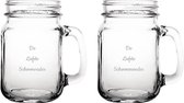 Gegraveerde Drinkglas 45cl met schroefdeksel De Liefste Schoonvader-De Liefste Schoonmoeder