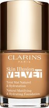 Clarins Foundation Skin Illusion Velvet Natural Matifying & Hydrating Foundation 114N Cappuccino