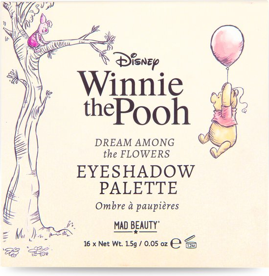 Mad Beauty x Disney - Winnie The Pooh Eyeshadow Palette - Oogschaduw Palette - Mad Beauty
