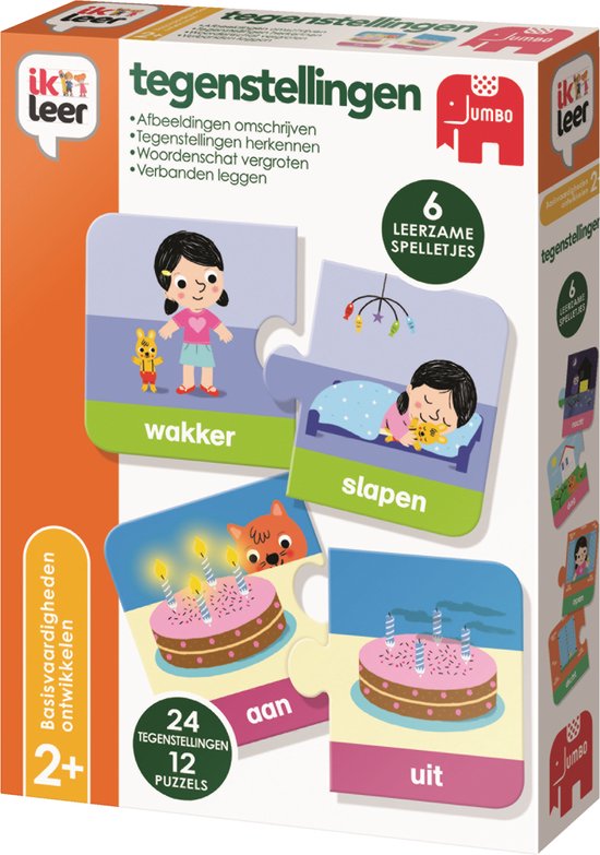 Jumbo - Ik Leer - Tegenstellingen - Educatief spel - Speelgoed vanaf 2 jaar