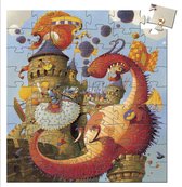 DJECO Puzzle 54 Pièces Vaillant & Les Dragons
