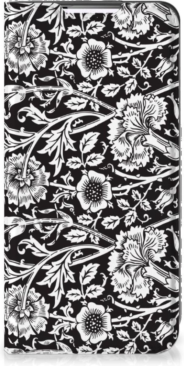 Samsung Galaxy S22 Smart Cover Black Flowers