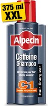 Alpecin Cafeïne Shampoo C1 375ml | Voorkomt en Vermindert Haaruitval | Natuurlijke Haargroei Shampoo voor Mannen