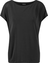 TAIFUN Dames Shirt met 1/2-mouwen en geplooide details