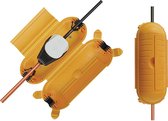 Brennenstuhl Safe-Box BIG IP44 / Beschermingsbox voor verlengkabel (beschermingscapsule voor kabels in buitenruimtes) geel