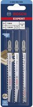 Bosch Accessories 2608900559 EXPERT „Wood 2-side clean” Decoupeerzaagblad-set, 3-delig, T308B/BO N/A 3 stuk(s)