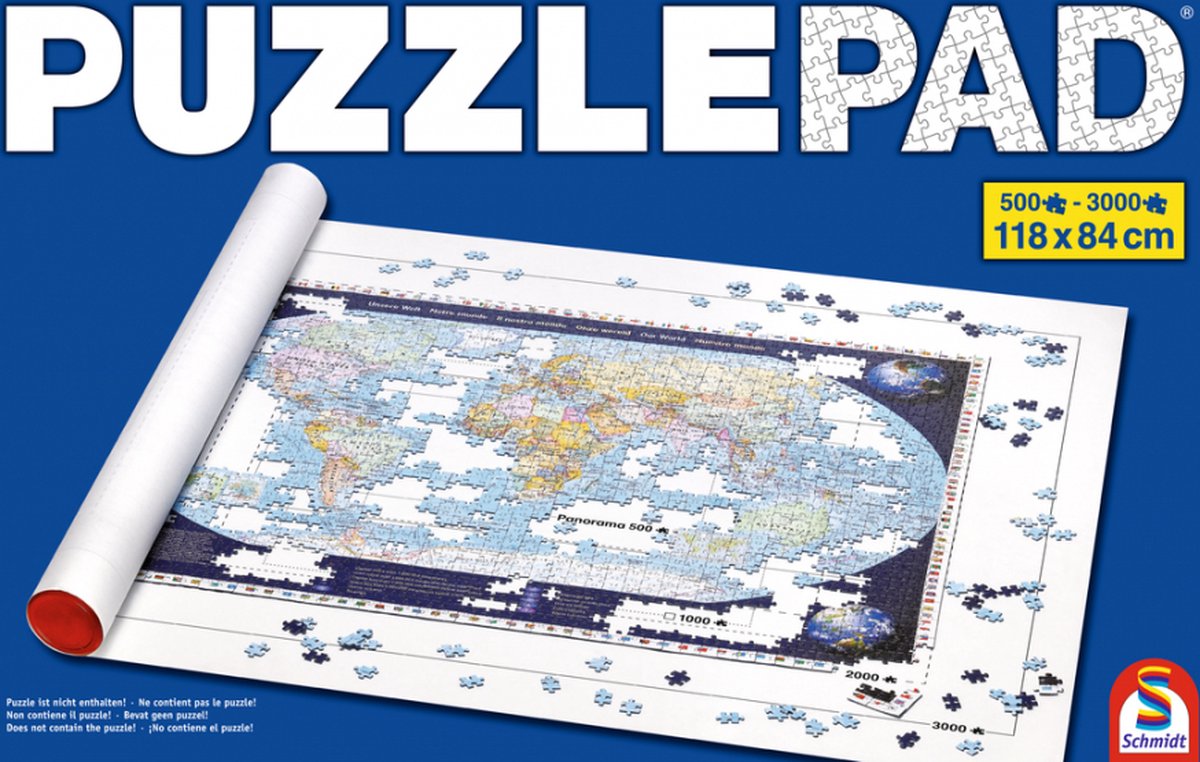 Bol.com Schmidt Puzzle Pad - Puzzelmat voor 500 tot 3000 stukjes - 118x84cm aanbieding