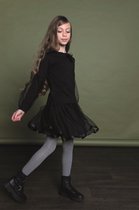 Le Chic Meisjes Taylor Velvet Dots Petticoat Black