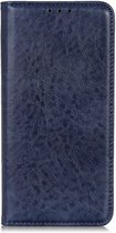 Samsung Galaxy S20 FE Hoesje - Mobigear - Cowboy Serie - Kunstlederen Bookcase - Blauw - Hoesje Geschikt Voor Samsung Galaxy S20 FE