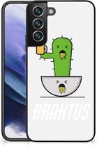 Telefoonhoesje Geschikt voor Samsung Galaxy S22 Pro Hoesje maken met Zwarte rand Braktus