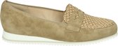 Hassia 301647 - Volwassenen Instappers - Kleur: Wit/beige - Maat: 40