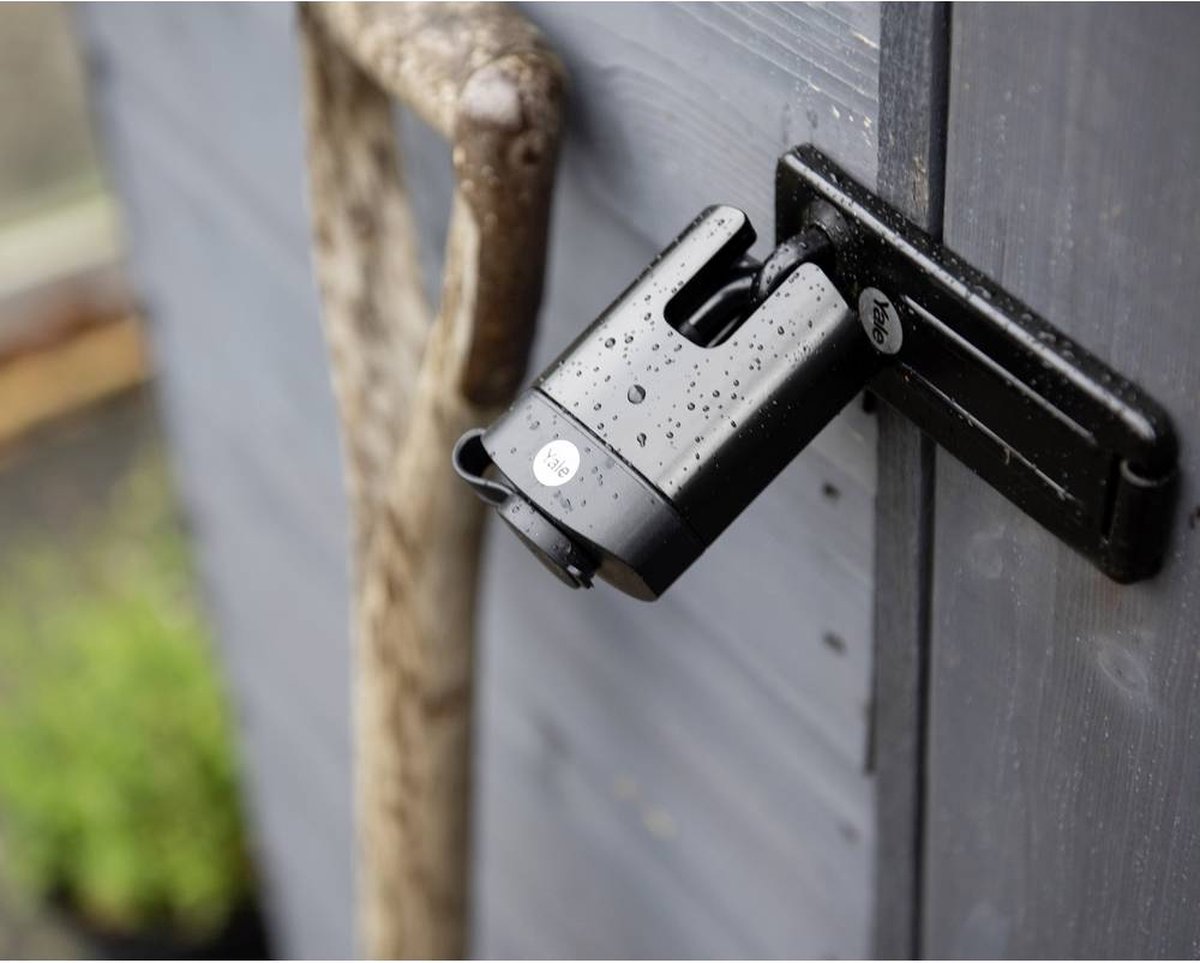 YALE Y221B/52/125/1 Hangslot 51 mm Zwart Cijferslot