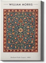 Walljar - William Morris - Holland Park Carpet - Muurdecoratie - Canvas schilderij