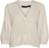 Vero Moda VMLILA 24 PUFF CARDIGAN - Birch White