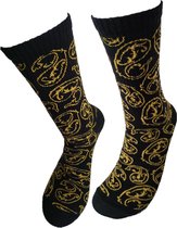 Verjaardag cadeau - Grappige sokken - Goud Sier tennis sokken - Leuke sokken - Vrolijke sokken – Valentijn Cadeau - Luckyday Socks - Cadeau sokken - Socks waar je Happy van wordt –