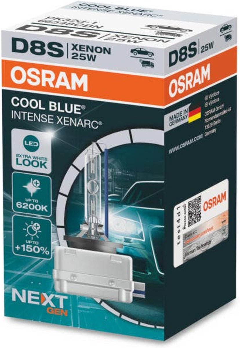 OSRAM 66548CBN Xenonlamp Xenarc Cool Blue D8S 35 W 42 V