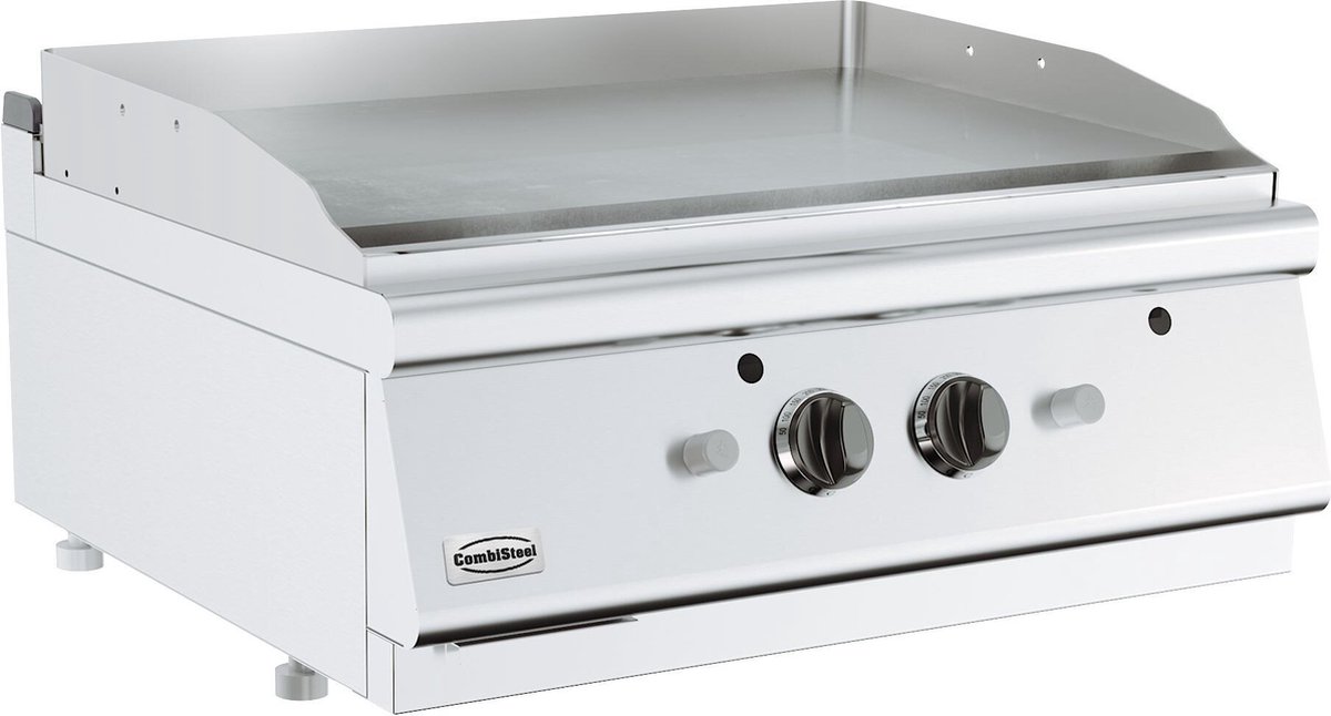 Combisteel Base 700 Gasbakplaat Dubbel Tafelmodel 7178.0230 - Horeca & Professioneel