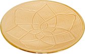 Bord keramiek Terracotta verguld goud 24cm - 100% handmade - DesertHome