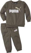 Puma Minicats Essentials Jogger 846141-44, voor een jongen, Groen, Trainingspak, maat: 62