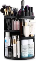 UNIQ 360° Roterend Make-Up Organizer - Beauty organizer voor huidverzorging en make-up - Opbergbox - Zwart