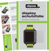 dipos I 2x Beschermfolie mat compatibel met Anio 5 Smartwatch Folie screen-protector (expres kleiner dan het glas omdat het gebogen is)