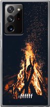 6F hoesje - geschikt voor Samsung Galaxy Note 20 Ultra -  Transparant TPU Case - Bonfire #ffffff