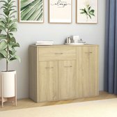 Decoways - Dressoir 88x30x70 cm spaanplaat sonoma eikenkleurig