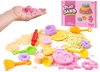 foto van Kinetisch Zand - Kinetic Sand - Magisch Zand - Super Sand - Kinetisch Zand voor Binnen - Kinetisch Zand Vormpjes en Speelgoed Set - Roze