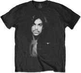 Prince Heren Tshirt -M- Leather Jacket Zwart