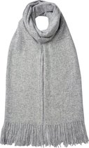 sjaal 68x180cm grijs