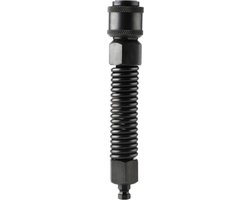 Flexibele Veer Adapter RVS Zwart Hismith Premium KlicLok