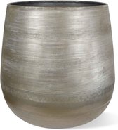 Bloempot Karakter 40x 40 cm - zilver
