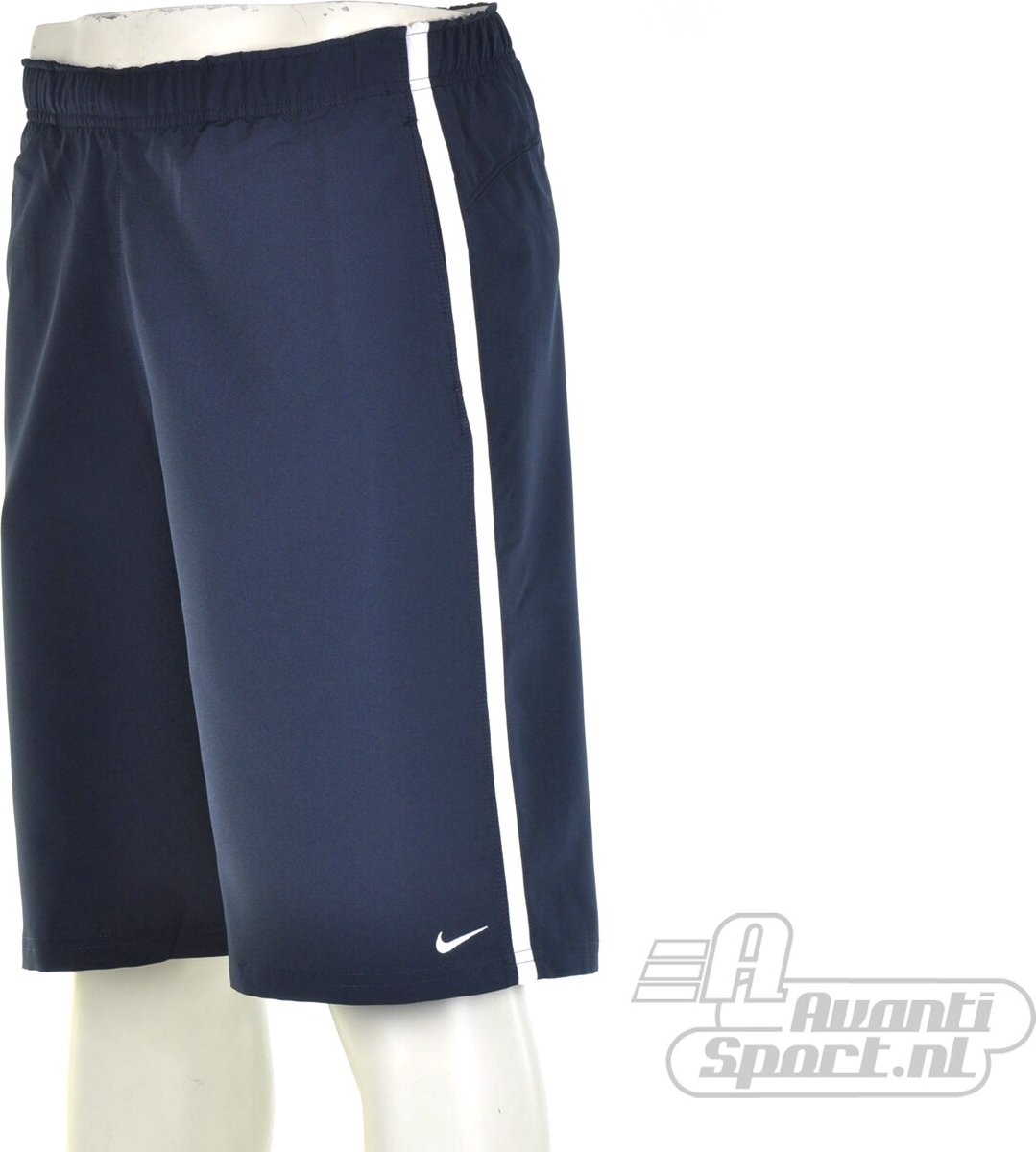 Boos worden reactie Bij wet Nike - Club Short - Tennis kleding - 140 - 152 - Navy/Wit | bol.com