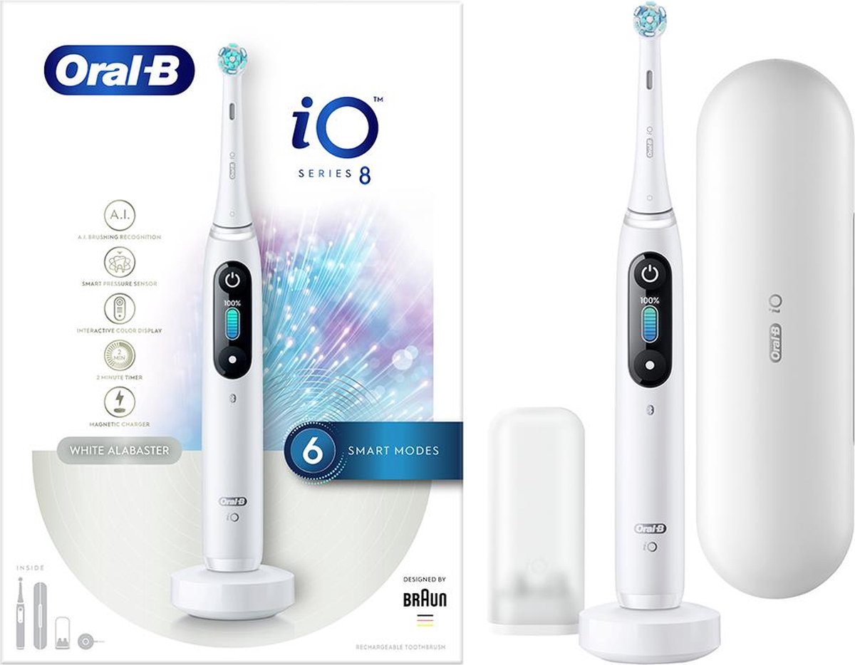 Oral B IO8 Elektrische Tandenborstel met Smart Pressure Sensor - Procter & Gamble - €153,95